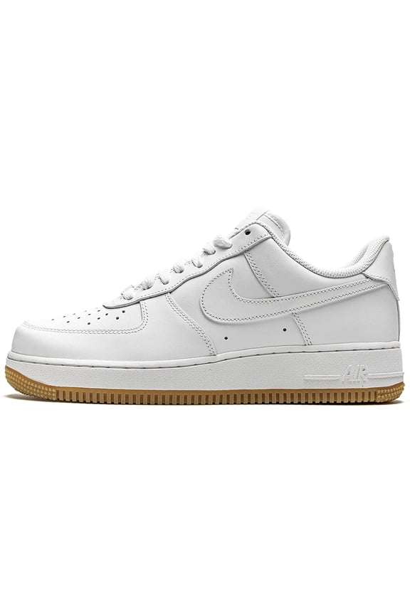 Men's Nike Air Force 1 '07 White/White-Gum Light Brown (DJ2739 100) - 11.5