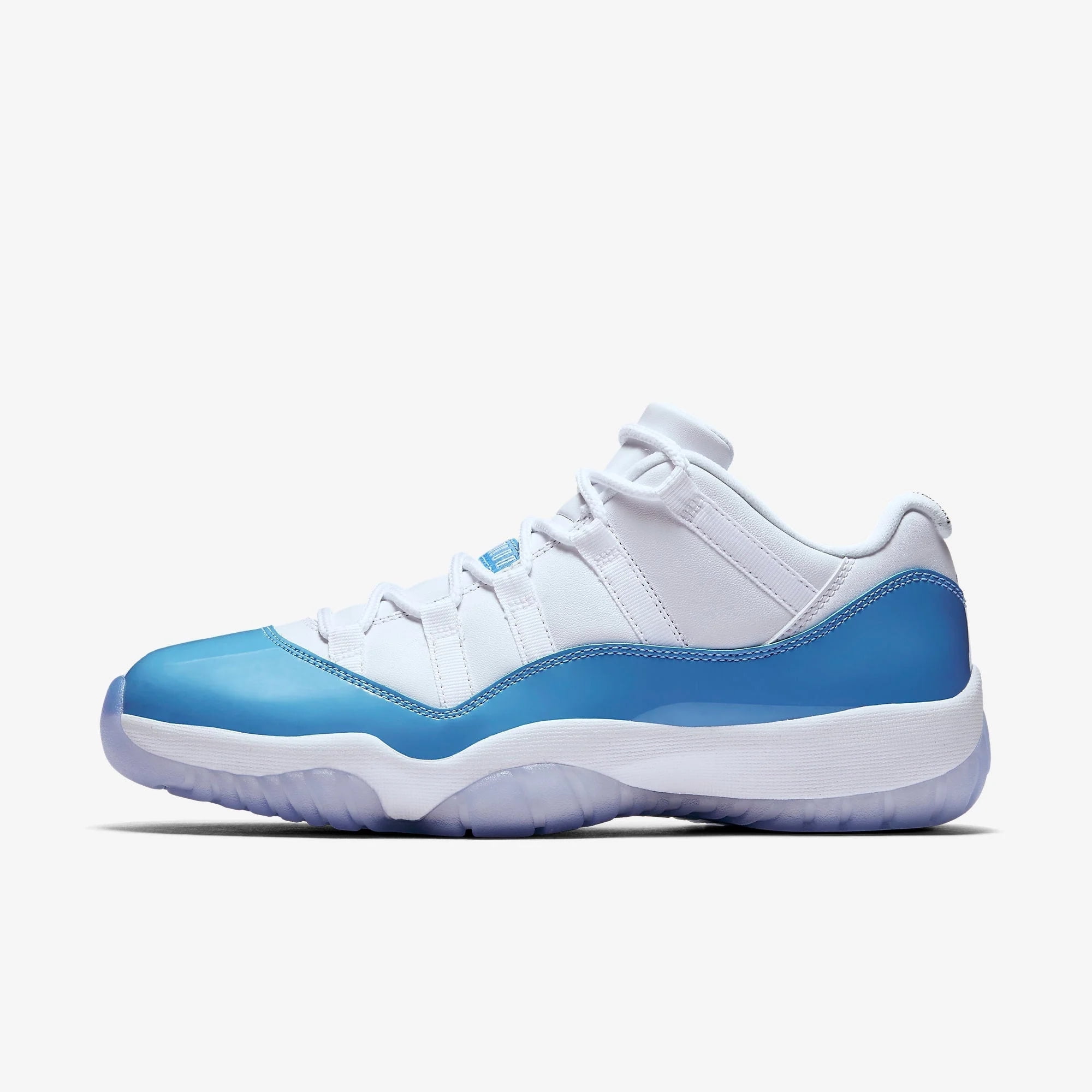 white and university blue jordan 11