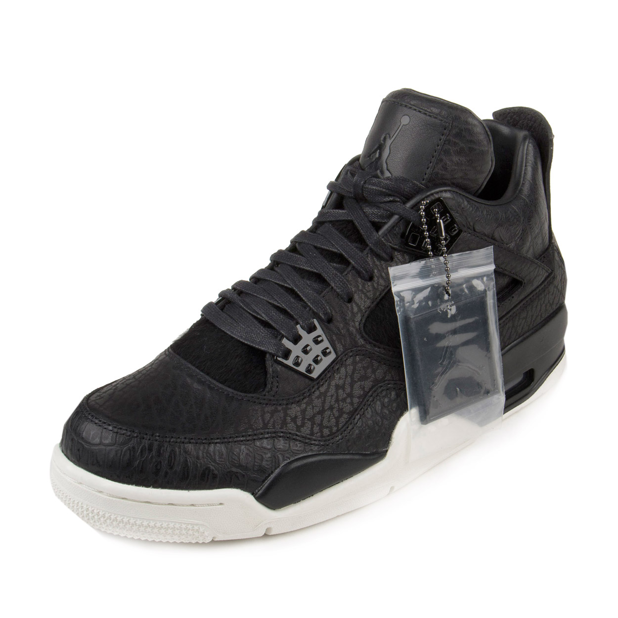 Nike Mens Air Jordan 4 Retro Premium "Pinnacle" Black/Sail 819139-010 - image 1 of 7