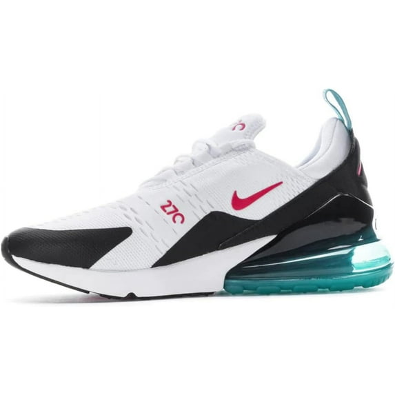 Men's Nike Air Max 270 T White/Rush Pink-Washed Teal (DR9876 100) - 8