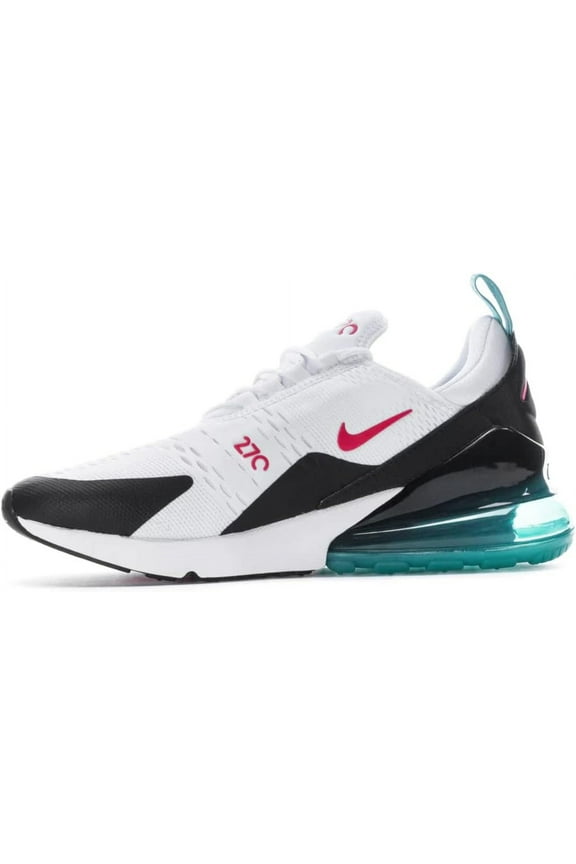 Men's Nike Air Max 270 T White/Rush Pink-Washed Teal (DR9876 100) - 9.5