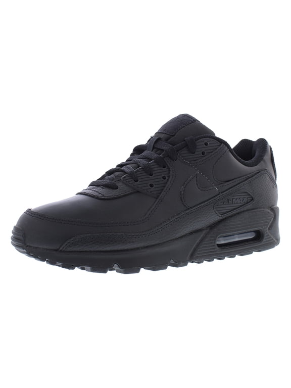 Men's Nike Air Max 90 LTR "Leather Triple Black" Blk/Blk-Blk (CZ5594 001) - 11