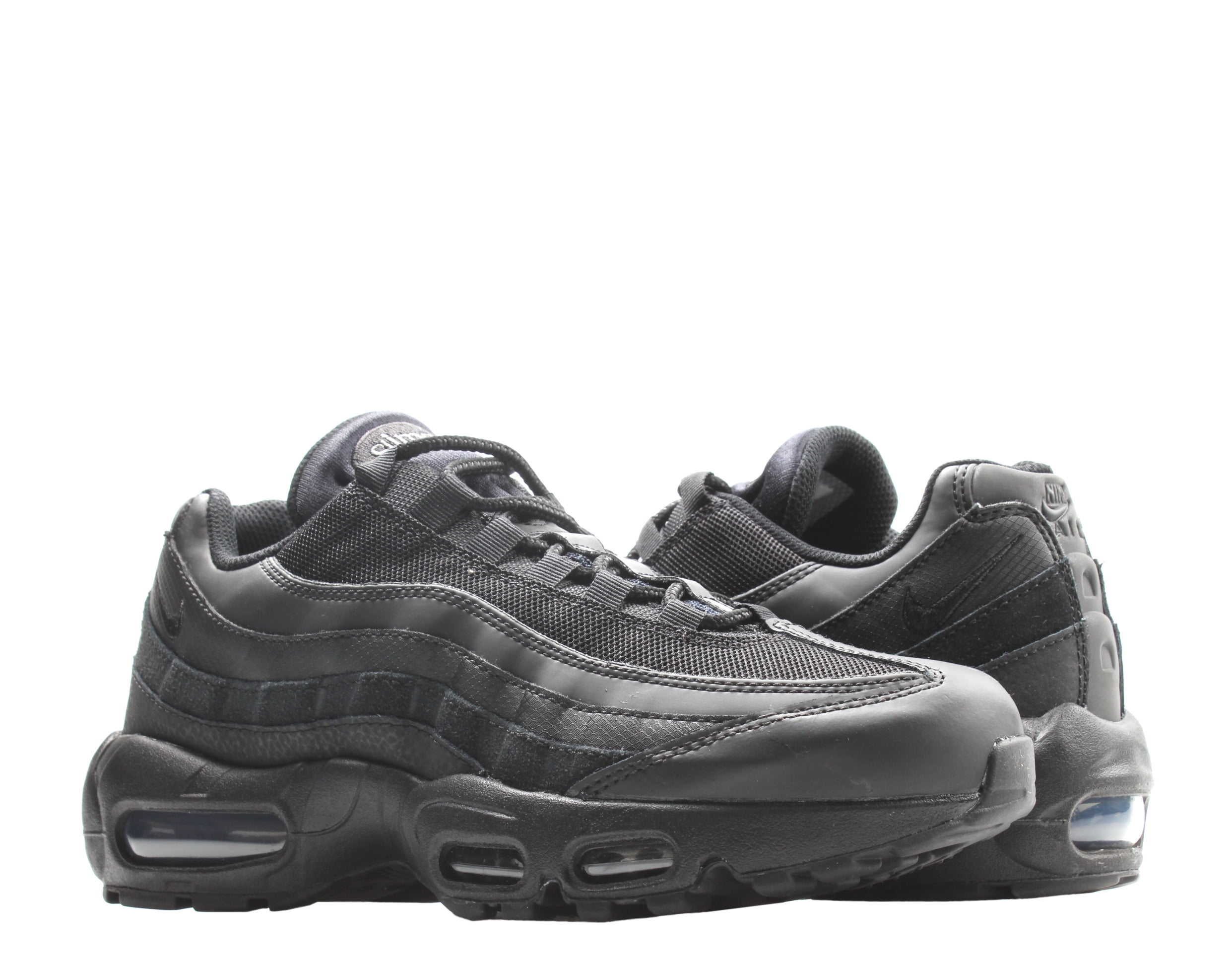 Nike Mens Air Max 95 Essential Triple Black Running Shoes