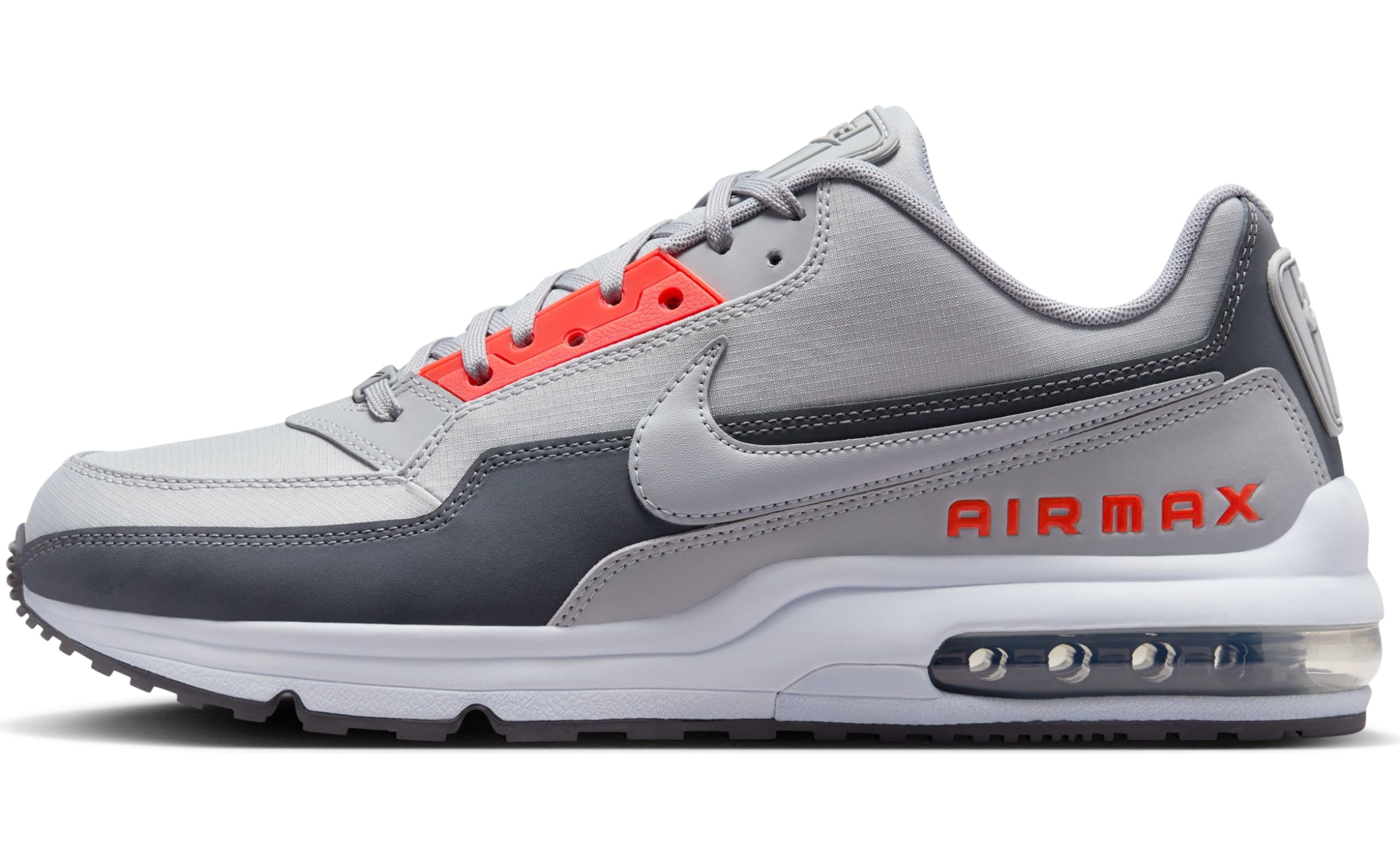 Nike Mens Air Max LTD 3 Wolf Grey/Bright Crimson/Dark Grey  display picture 2