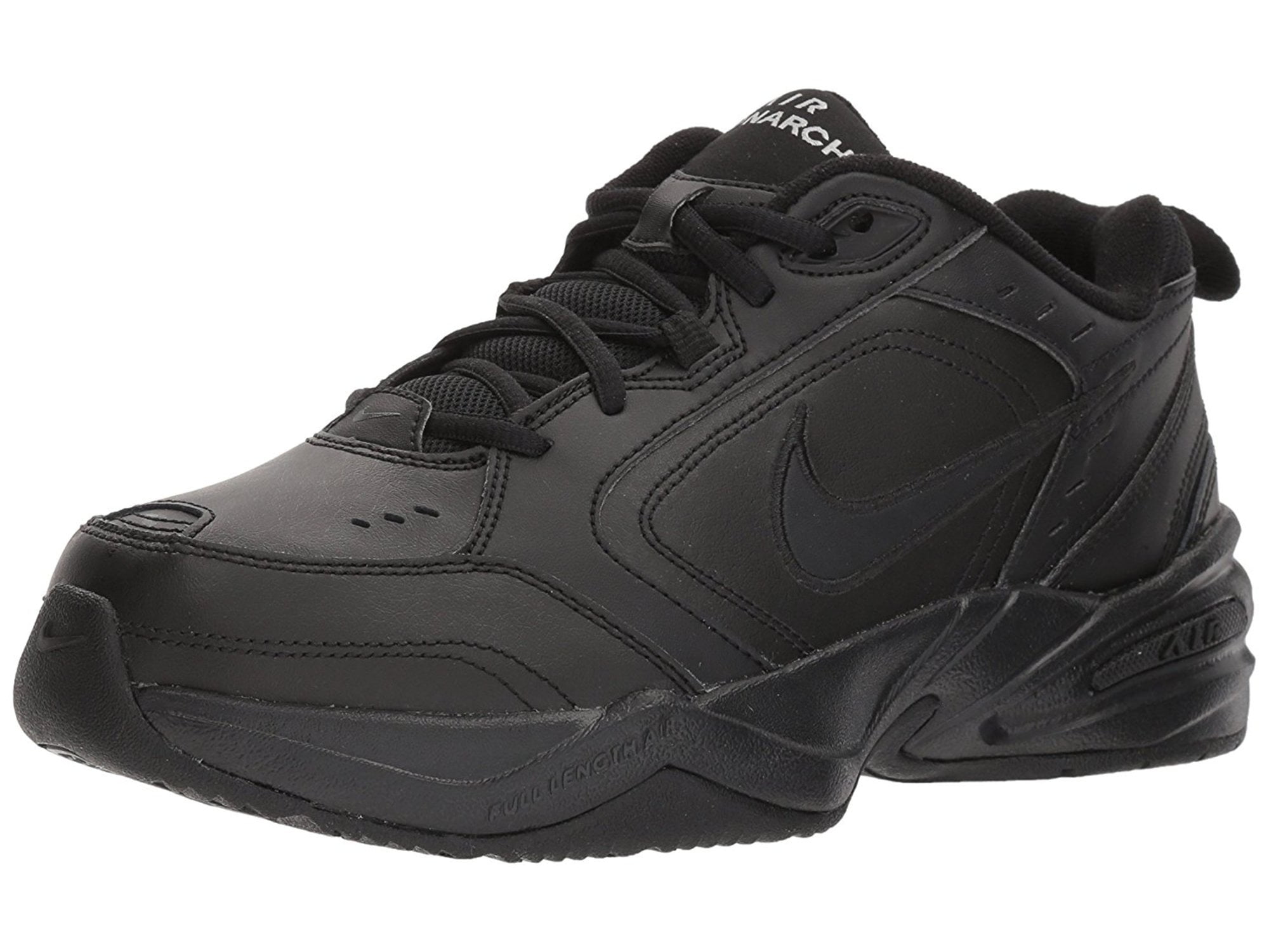 Klimatiske bjerge Paradis hydrogen Nike Mens Air Monarch Iv Low Top Lace Up Running Sneaker, Black/Black, Size  9.5 - Walmart.com