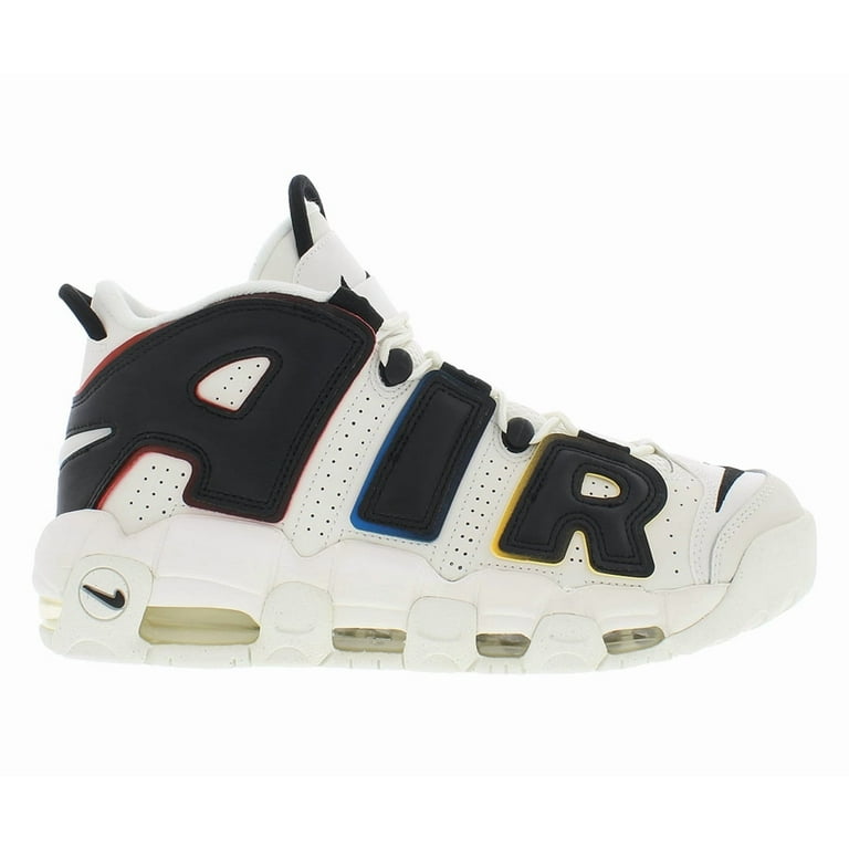 靴 Nike Air More Uptempo '96 PRM 11 Nike Mens Air More Uptempo 96 Sail/Black Basketball Shoes, Size 11