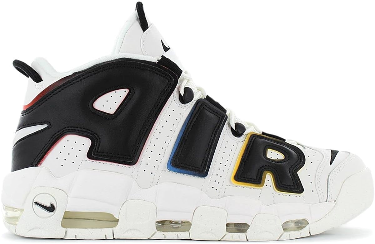 Nike Air More Uptempo 96 Mens Shoes Size 13, Color: Cream/Black