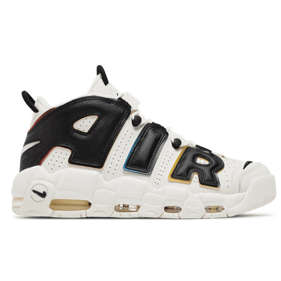 Nike More Uptempo '96 Men's Shoes Sail/Black-Sail-Team Orange dm1297-100