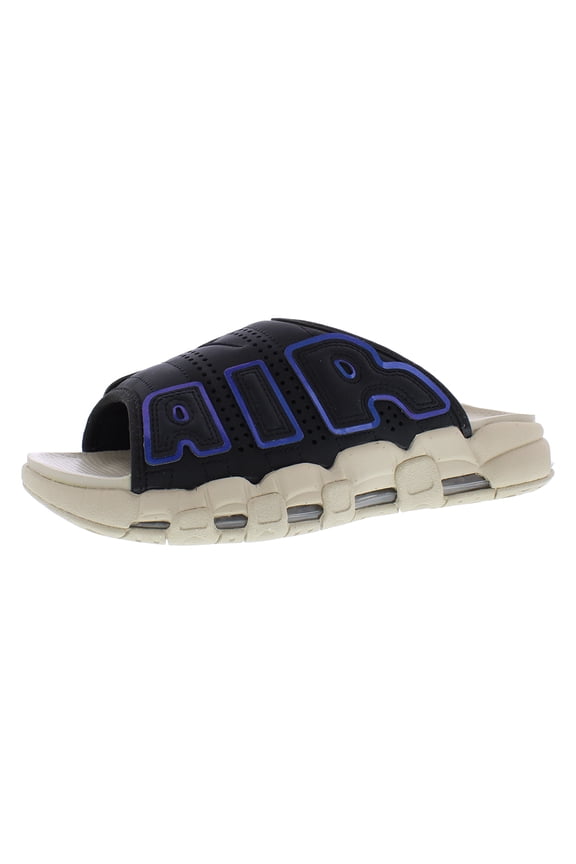 Mens Air More Uptempo Slide NA Faux Leather Perforated Sport Sandals