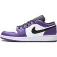 thumbnail image 1 of Nike Mens Basketball Shoes 4 Big Kid Court Purple/Black-white, 1 of 5