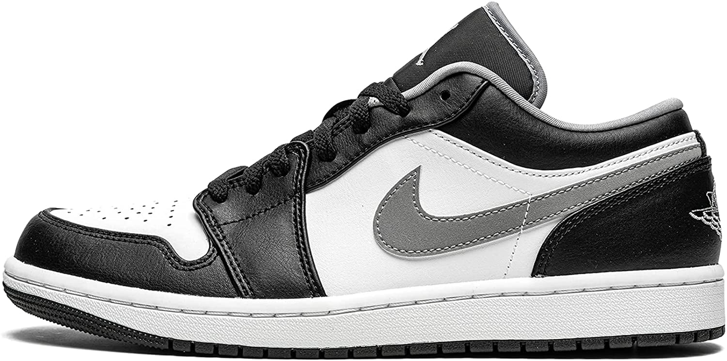 Nike Air Jordan 1 Low Black / Particle Grey - White  553558-040 Men's Size 8