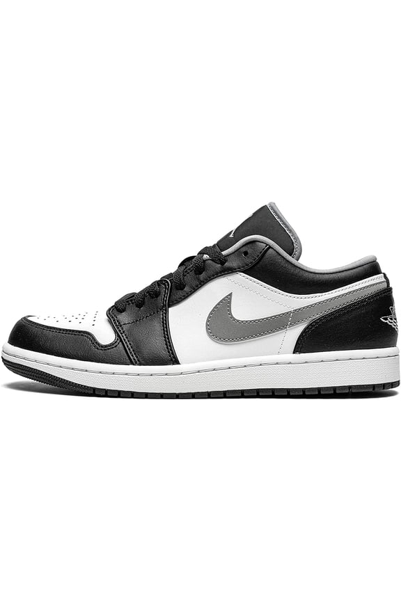 Air Jordan 1 Low Black / Particle Grey - White  553558-040 Men's Size 8
