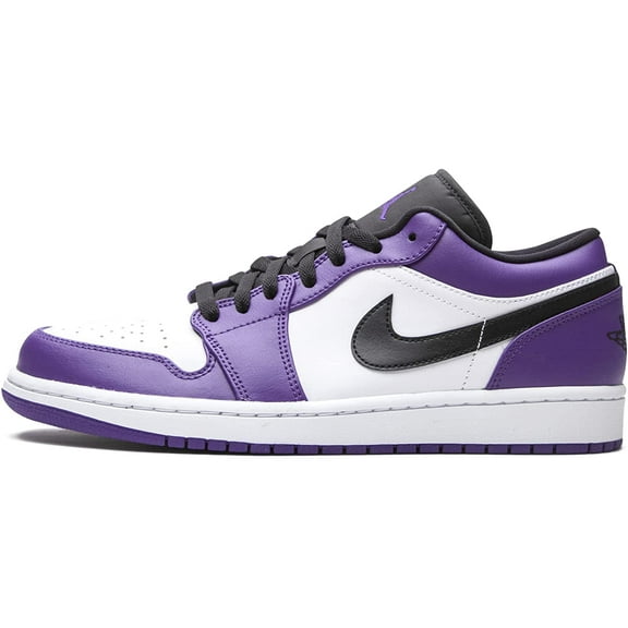 Nike Mens Basketball Shoes 9 Court Purple/Black/White