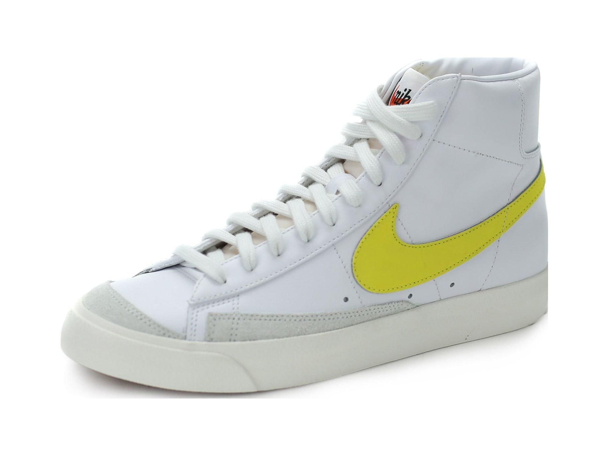 Nike Mens Blazer Mid 77 VNTG White Yellow BQ6806 101 Walmart