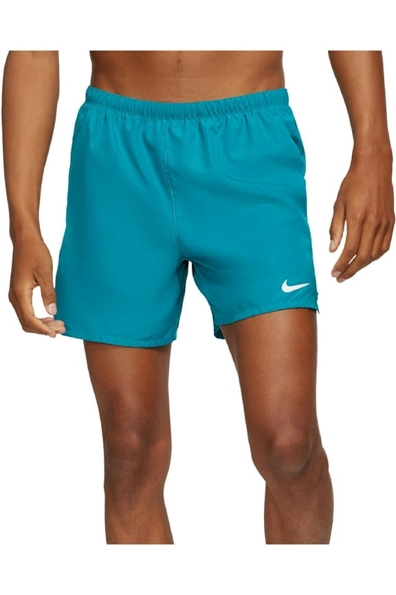 Mens Brief Lined Mesh Inset Swim Trunks