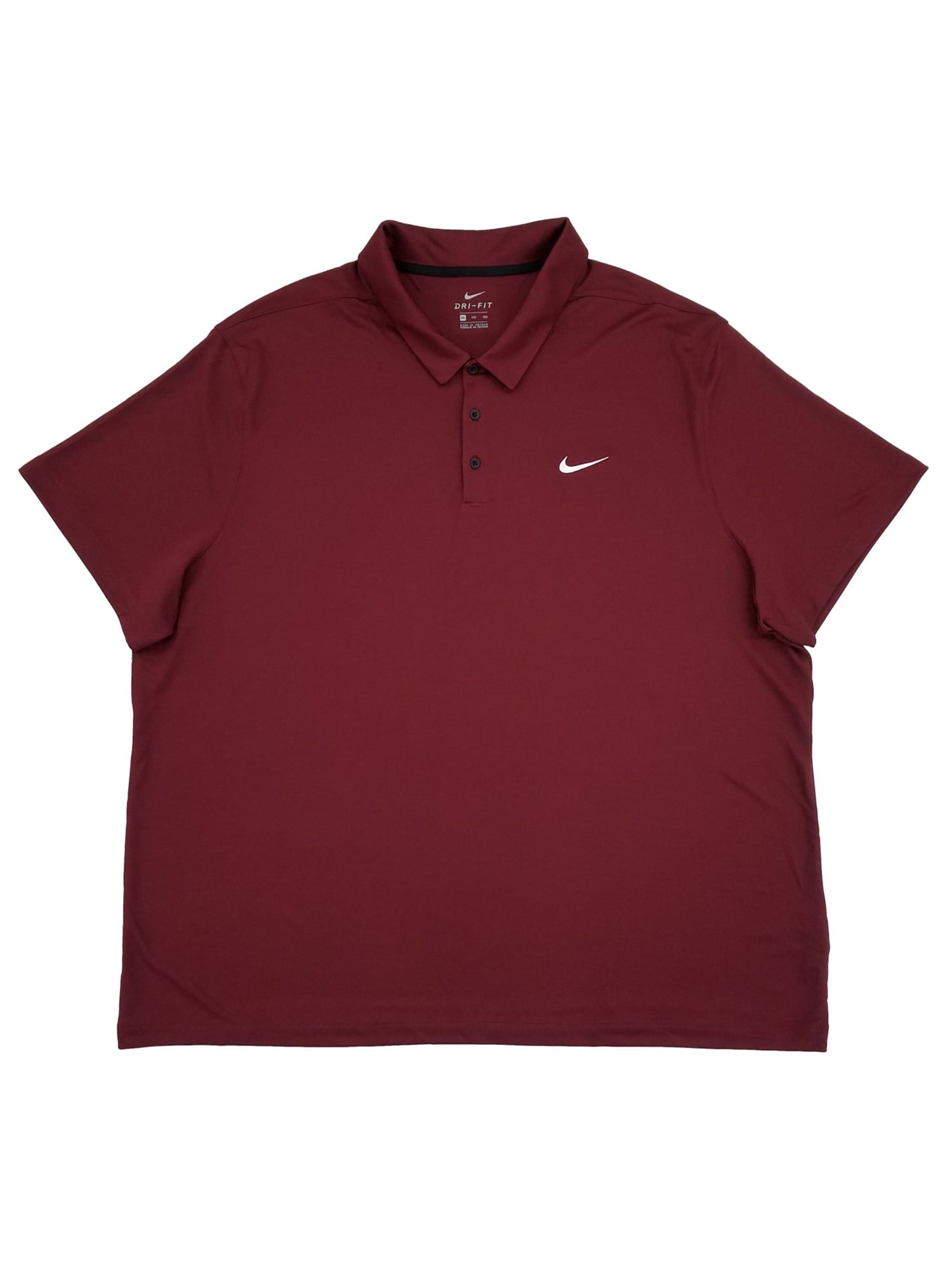 Maroon nike top golf shirt