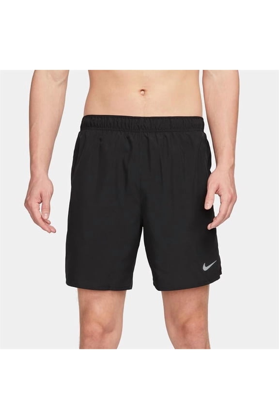 Mens Challenger Dri-FIT Brief Lined Running Shorts Black 2XL