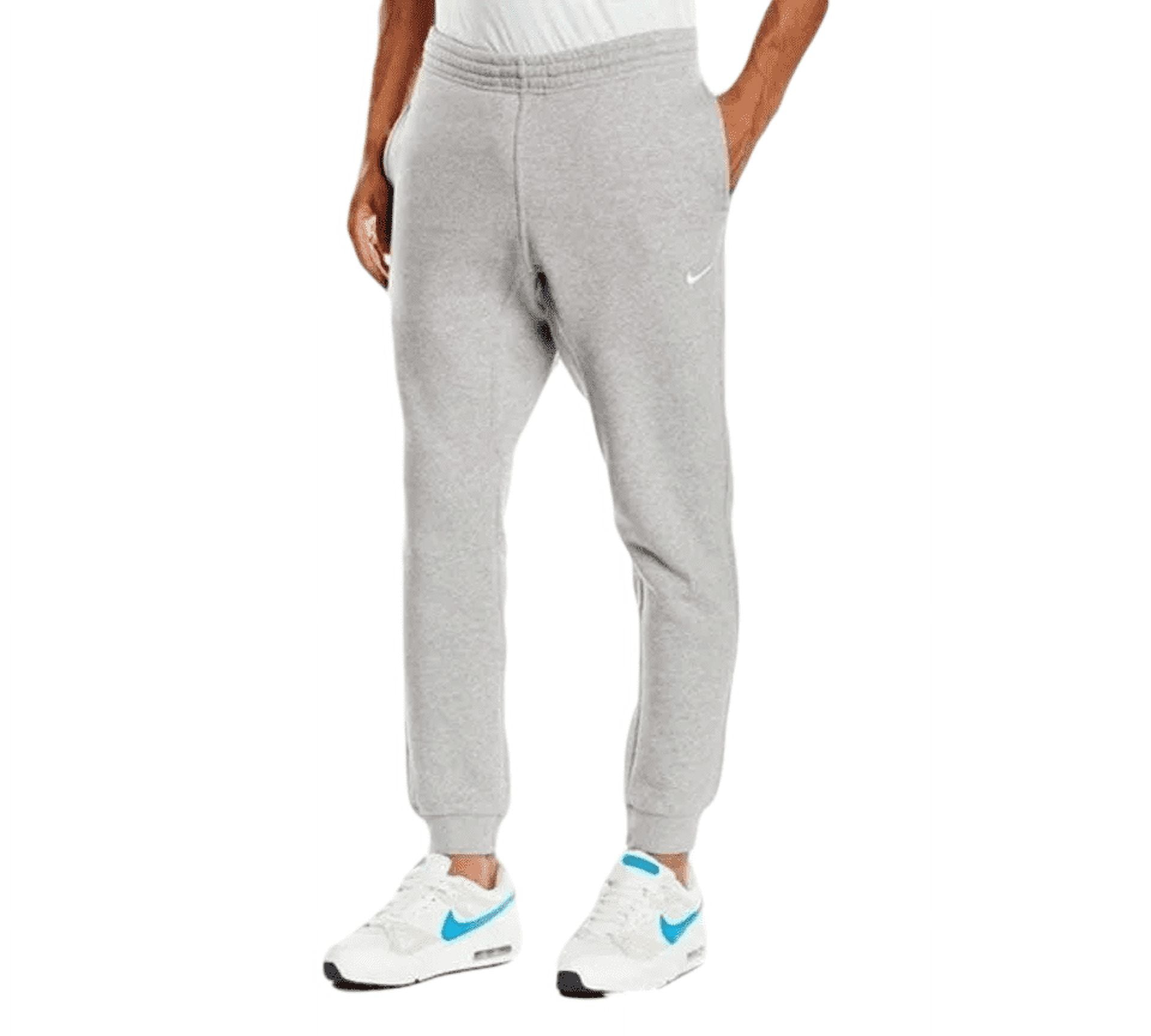 Nike Mens Club Fleece Tapered Cuff Sweatpants Pants Gray UK M Walmart