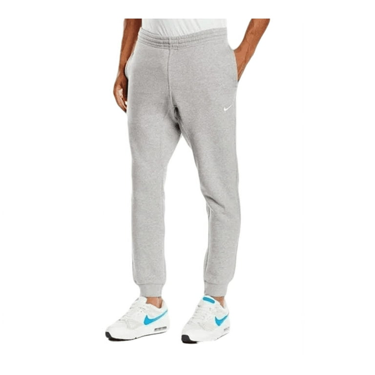 Nike Mens Club Fleece Tapered Cuff Sweatpants Pants Gray UK M Walmart