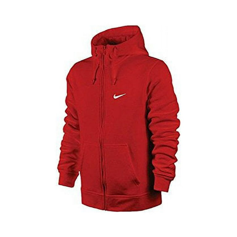 Nike swoosh best sale pullover hoodie red