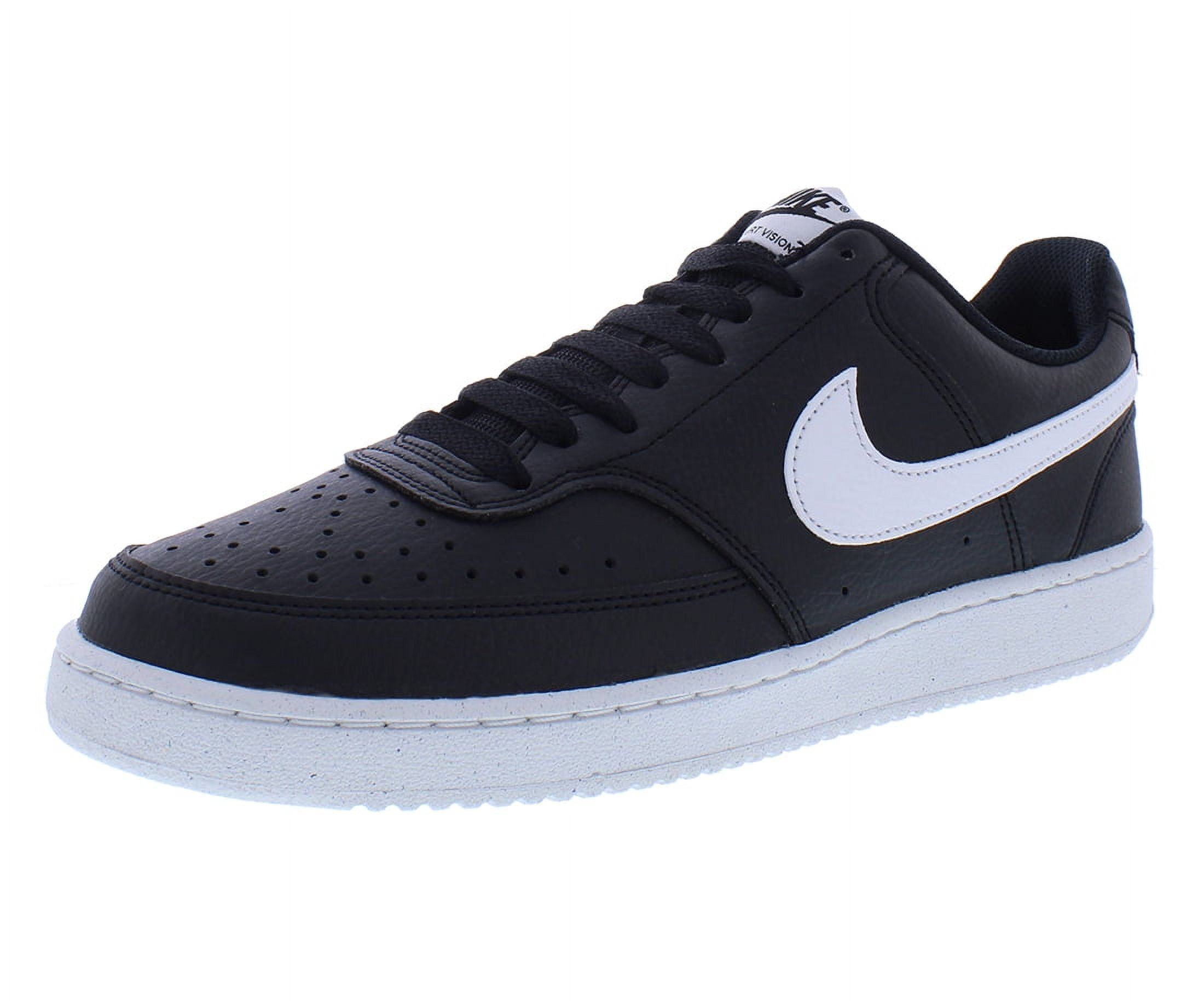 Nike Court Vision Low Next Nature Mens Shoes Size 7.5, Color: Black/White