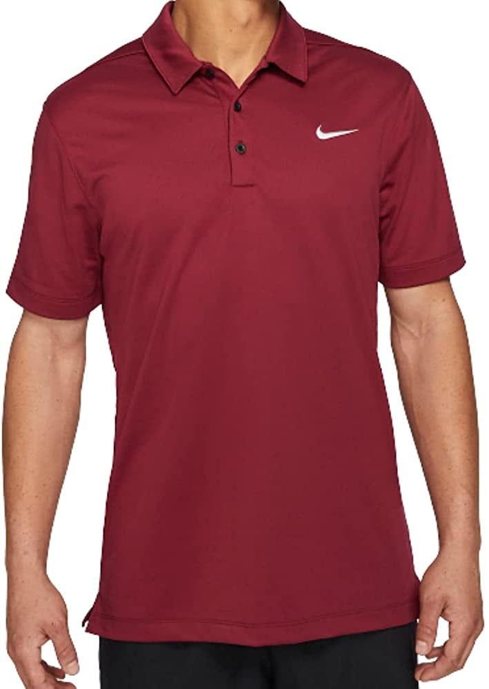 Nike Mens Dri-FIT Football Polo Shirt - College Navy 3X Cardinal/White ...