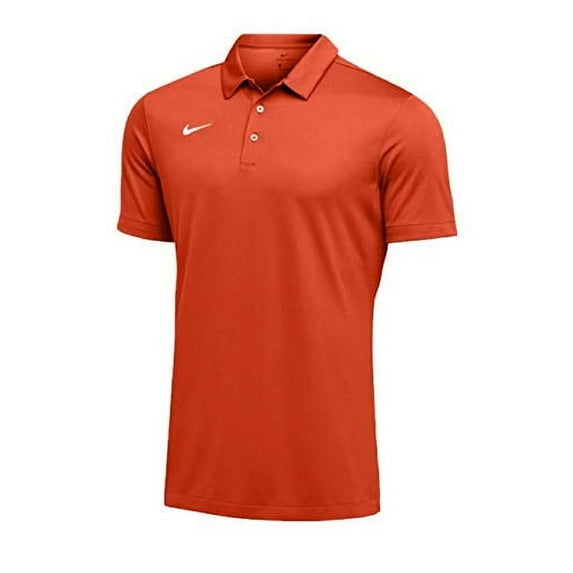 Nike Mens Dri-FIT Short Sleeve Polo Shirt (Medium, Orange)