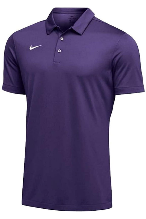 Mens Dri-FIT Short Sleeve Polo Shirt Purple