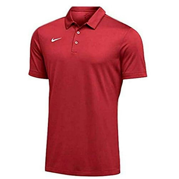 Nike Mens Dri-FIT Short Sleeve Polo Shirt Sky Blue (XX-Large, Crimson)