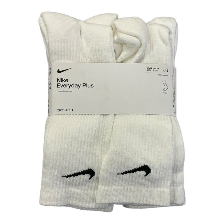 Cushion Crew Nike Socks Size 13 Nike Mens Dri-Fit Everyday Plus