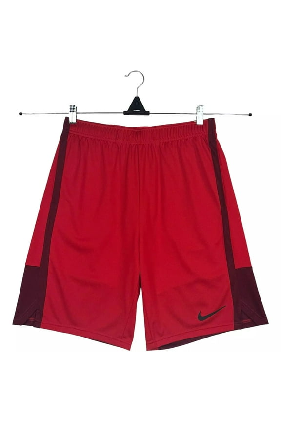 Mens Dri-Fit Knit Hybrid Training Shorts Size Large Tall (Waist 32x9) Red