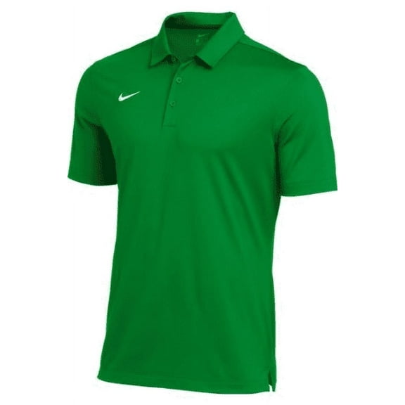 Nike Mens Dry Franchise Football Golf Athletic Short Sleeve Tagless Polo Shirt (Green, Medium)