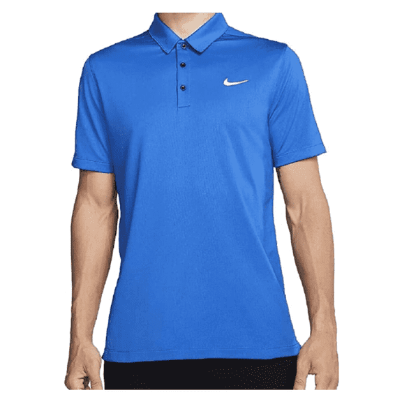 Nike Mens Dry Franchise Football Golf Athletic Short Sleeve Tagless Polo Shirt (Royal, Medium)