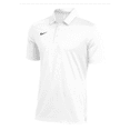 thumbnail image 1 of Nike Mens Dry Franchise Football Golf Athletic Short Sleeve Tagless Polo Shirt (White, Large), 1 of 2