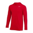 thumbnail image 1 of Nike Mens Dry Long Sleeve Hoodie Tee (Red, Large), 1 of 2
