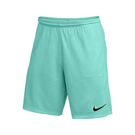 Nike Mens Dry Park III Short NB (Hyper Turq, Small) Blue