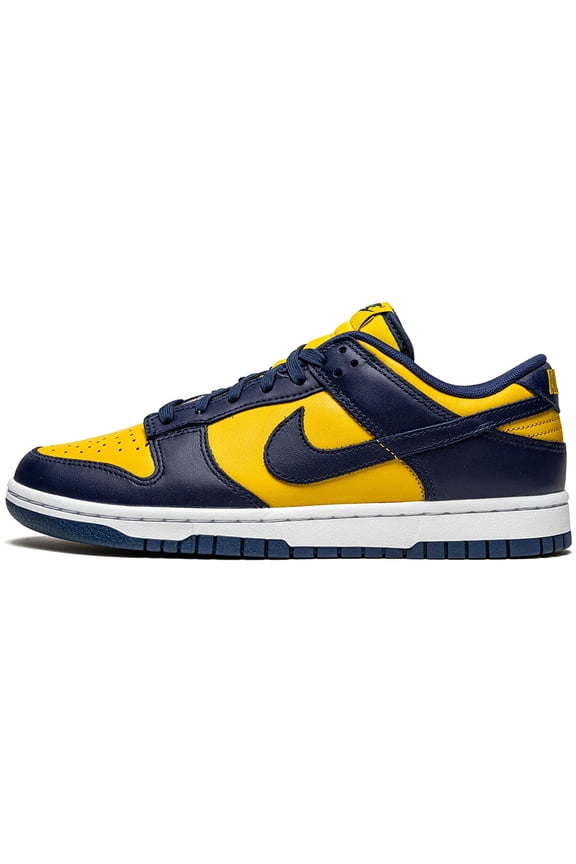 Mens Dunk Low DD1391 700 Michigan - Size 9.5 Varsity Maize/Midnight Navy/Wh