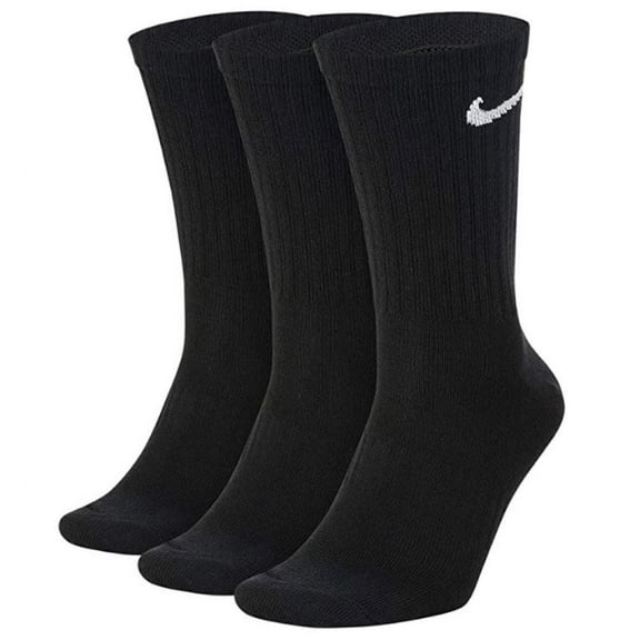 Nike Mens Everyday Lightweight Crew Socks Black XL SX7676-010