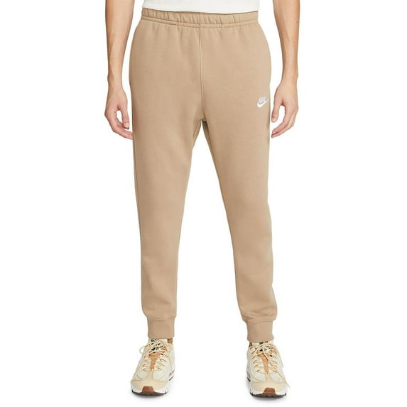 Men's Nike Sportswear Khaki/White Club Fleece Jogger (BV2671 247) - L