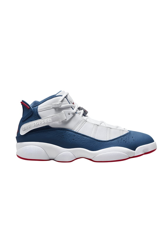 Jordan 6 Rings White/True Blue-University Red 322992-140 Men's Size 11 Medium