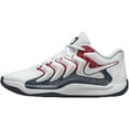 thumbnail image 1 of Nike Mens KD17 Basketball Sneakers Color White/University Red/Obsidian Size 10, 1 of 4