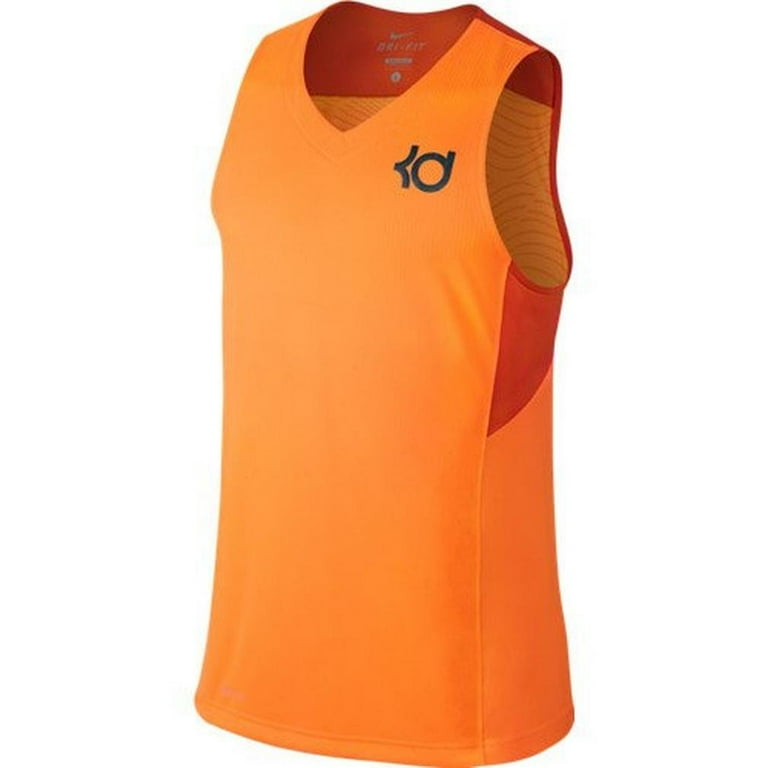 Nike Mens Kevin Durant Hyperelite Power Tank Top Orange Black L