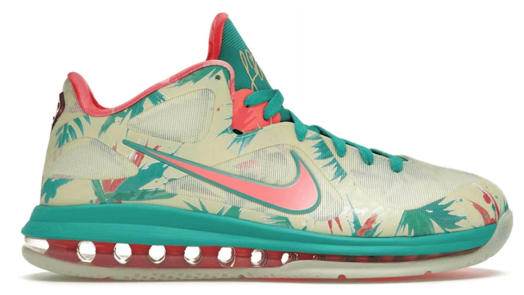 Men's Nike Lebron IX Low White Lime/Bright Mango (DO9355 300) - 8.5