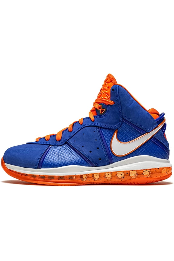 Mens Lebron 8 Qs Hardwood Classic, Varsity Royal/White, 7.5
