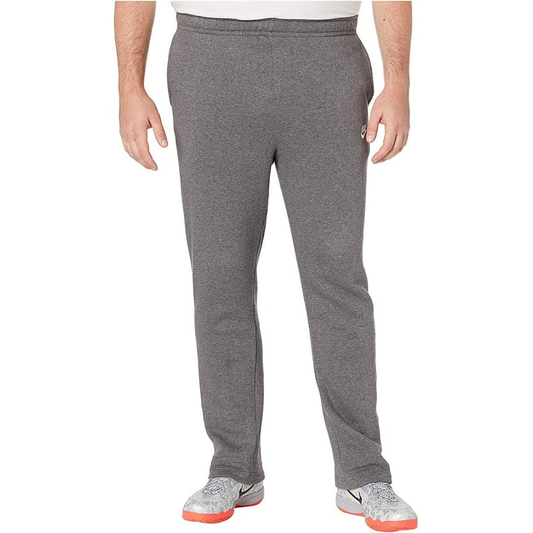 Nike Mens NSW Club Pant Open Hem Charcoal Heather Anthracite White X Small Walmart