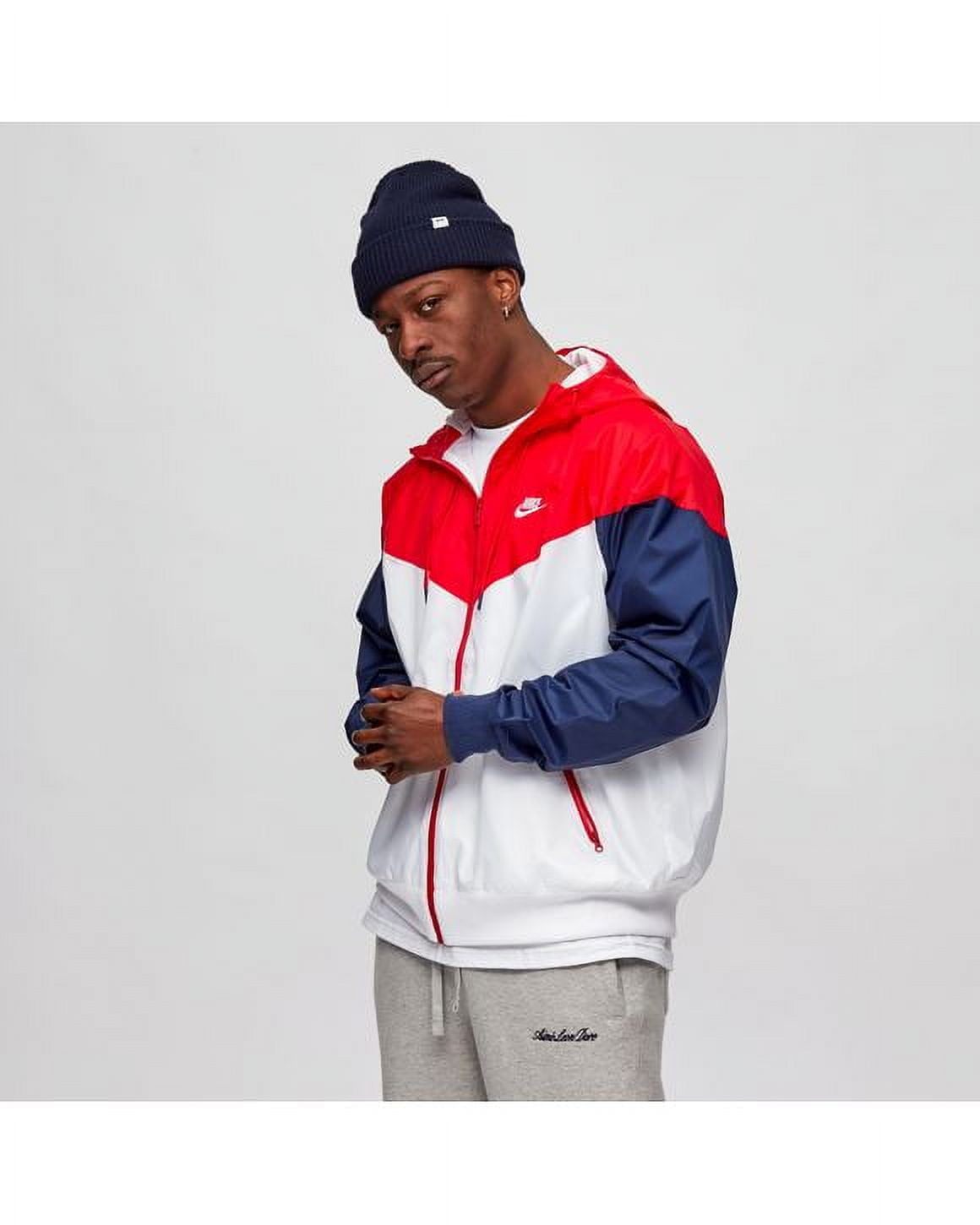 Nike Mens NSW Sportswear Windbreaker Jacket Loose Fit AR2191 Nike Mens NSW Sportswear Windbreaker Jacket Loose Fit AR2191