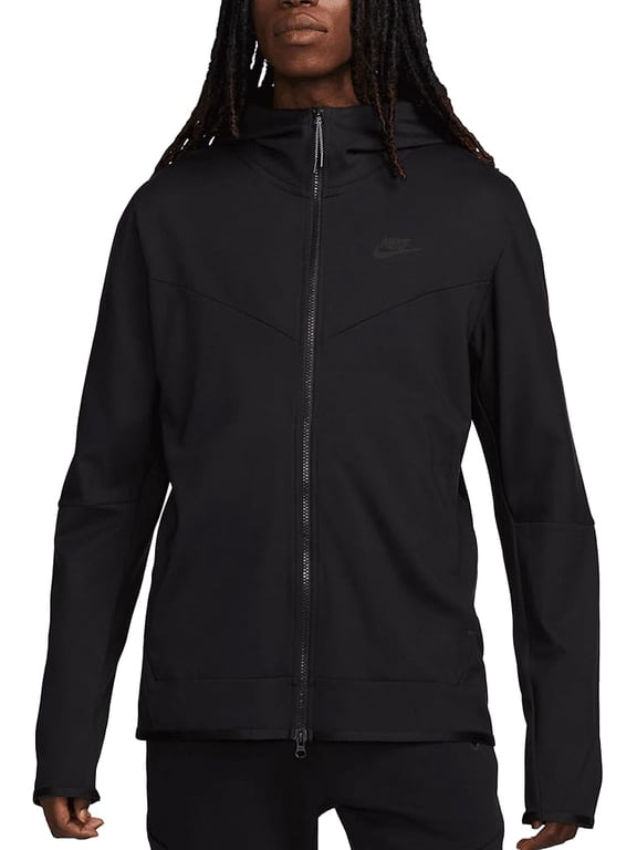 Mens Nike Tech Full-Zip Lightweight Jacket - Mens Black/Black Size M