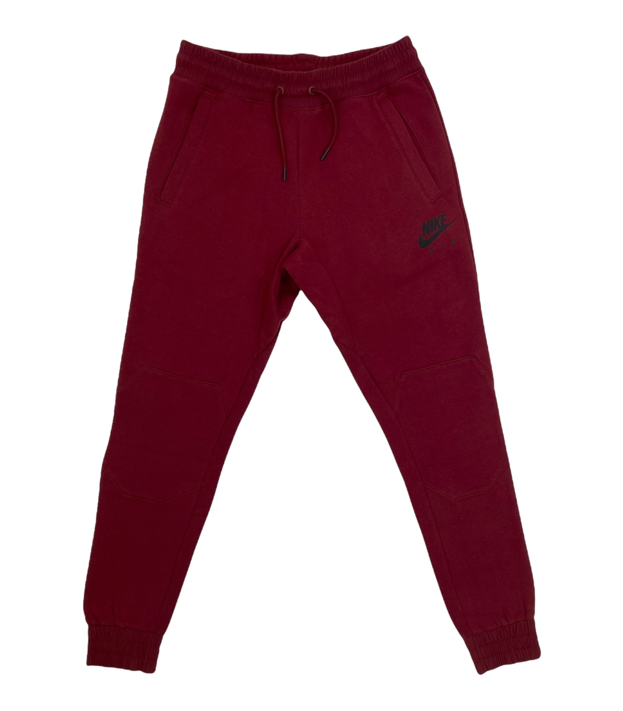 Nike Mens Nsw Air Logo Jogger Fleece Sweatpants Team Red Black S