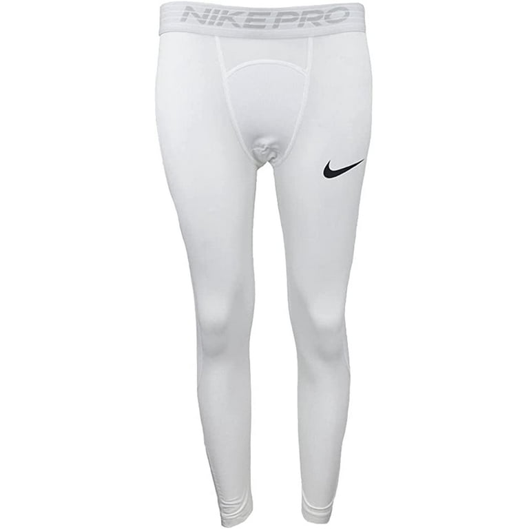 Nike Mens Pro Compression 3/4 Tights White XX-Large