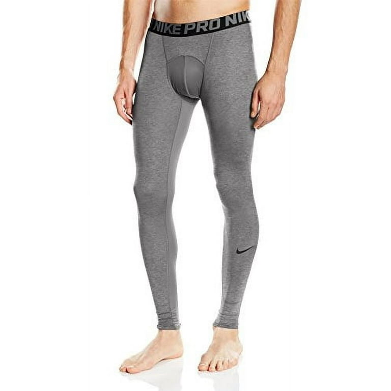 Nike Mens Pro Cool Tights Carbon Grey/Black 576978-091 Size Small